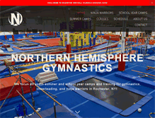 Tablet Screenshot of nhgymnastics.com